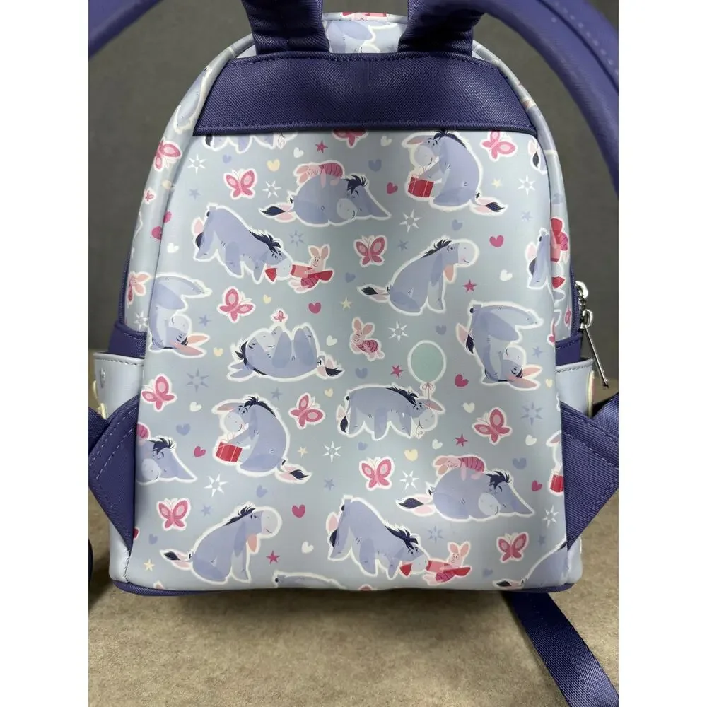 Loungefly Disney Winnie the Pooh Eeyore and Piglet Butterfly Mini Backpack